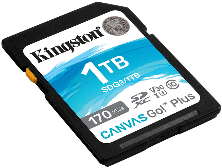 Karta pamięci Kingston SDXC 1TB Canvas Go! Plus Class 10 UHS-I U3 V30 (SDG3/1TB) - obraz 2