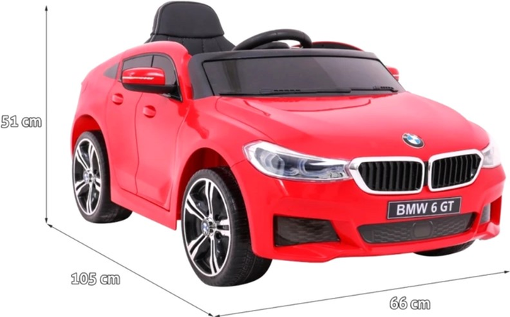 Електромобіль Ramiz BMW 6 GT Червоний (5903864906288) - зображення 2