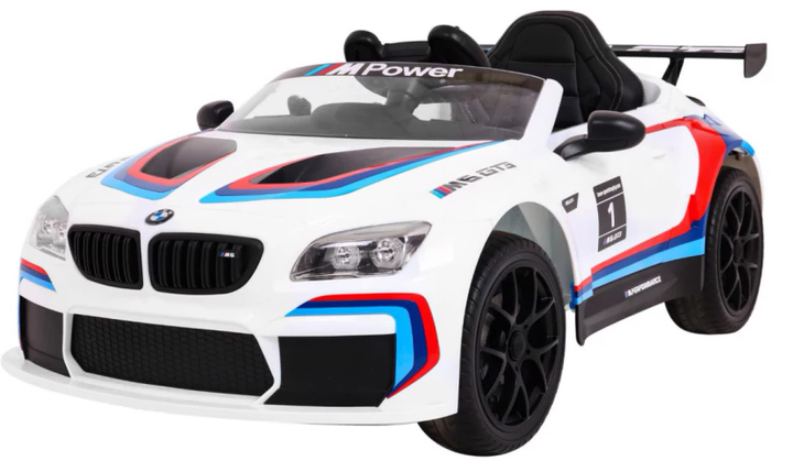 Електромобіль Ramiz BMW M6 GT3 Білий (5903864903973) - зображення 1