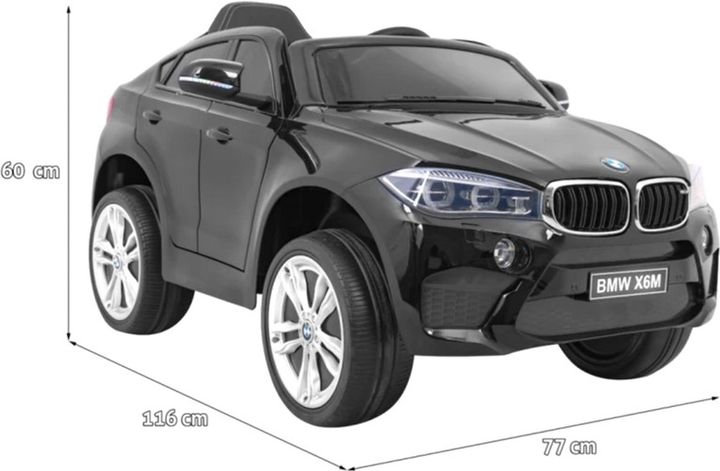 Електромобіль Ramiz BMW X6M Чорний лакований (5903864906530) - зображення 2