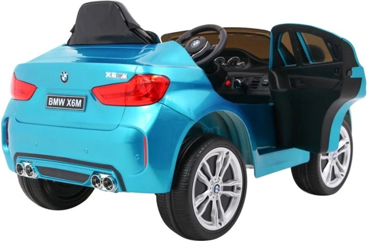 Електромобіль для дітей Ramiz BMW X6M Синій лакований (5903864906547) - зображення 8
