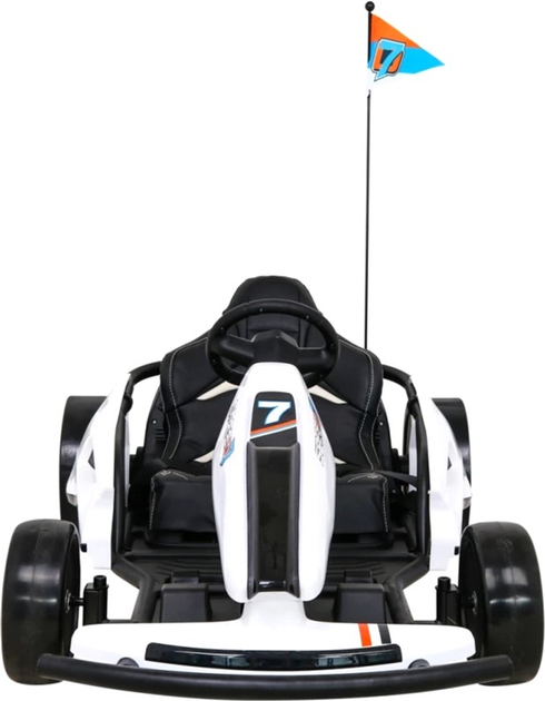 Електрокарт для дітей Ramiz Speed 7 Drift King Білий (5903864952049) - зображення 3