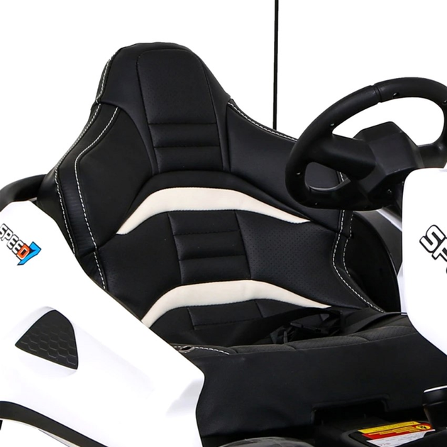 Електрокарт для дітей Ramiz Speed 7 Drift King Білий (5903864952049) - зображення 12