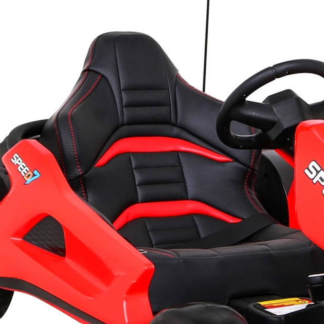 Gokart elektryczny dla dzieci Ramiz Speed 7 Drift King Czerwony (5903864952063) - obraz 12