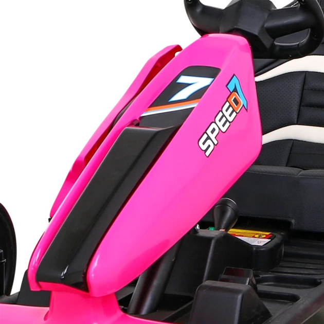 Електрокарт для дітей Ramiz Speed 7 Drift King Рожевий (5903864952025) - зображення 8