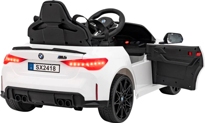 Samochód elektryczny dla dzieci Ramiz BMW M4 Biały (5903864940688) - obraz 8