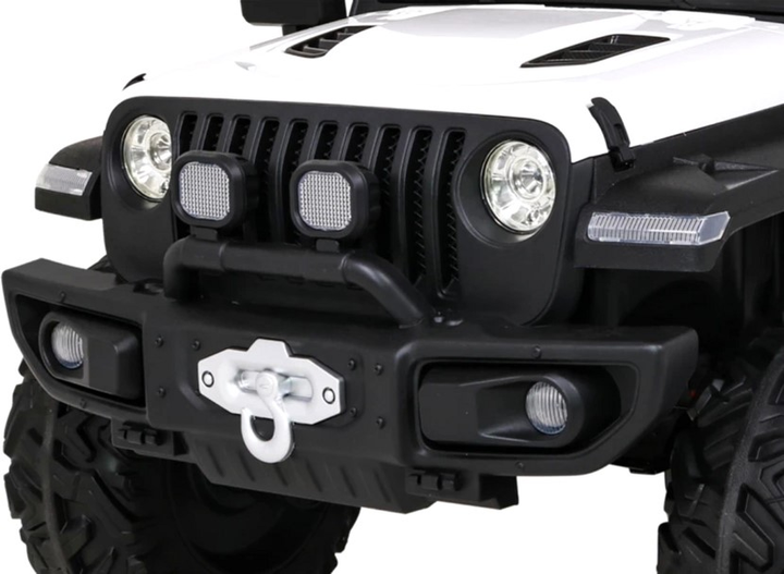 Samochód elektryczny dla dzieci Ramiz Jeep Master Of Terain Biały (5903864913941) - obraz 10