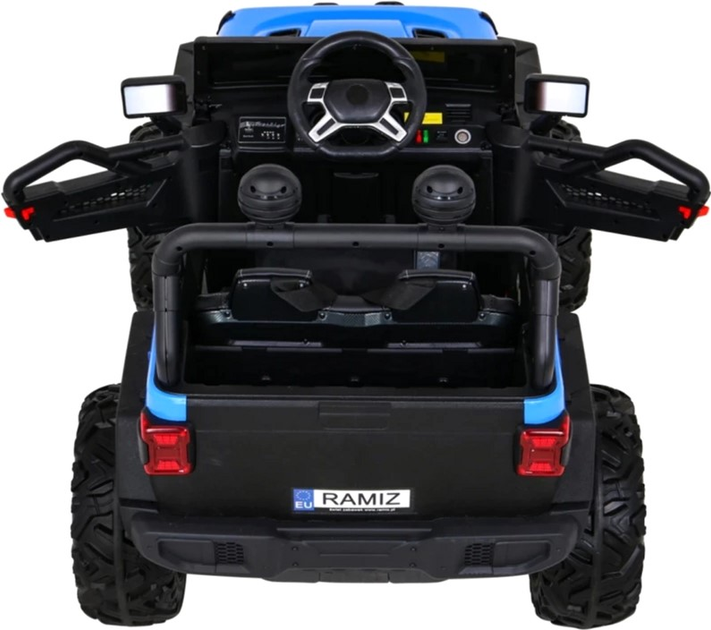 Електромобіль для дітей Ramiz Jeep Master Of Terain Блакитний (5903864914450) - зображення 6