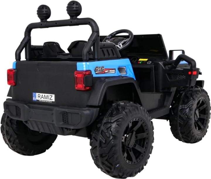 Електромобіль для дітей Ramiz Jeep Master Of Terain Блакитний (5903864914450) - зображення 8