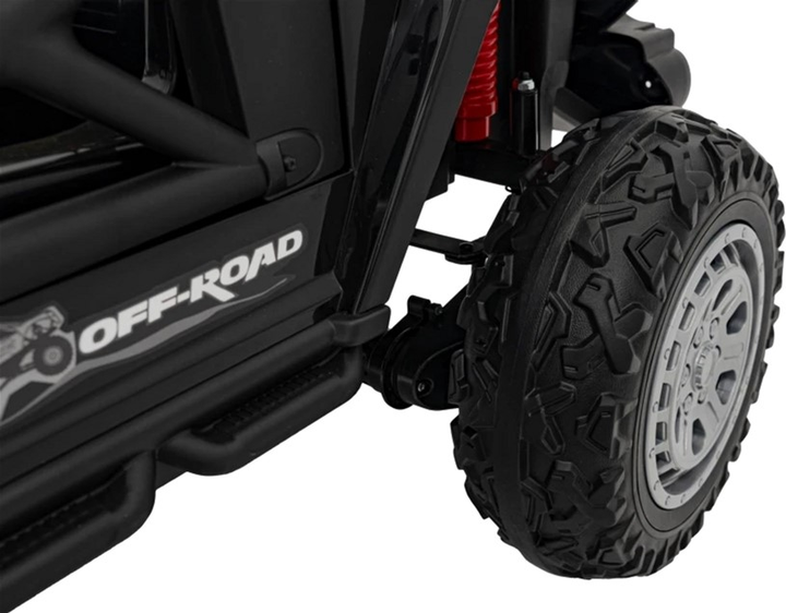 Samochód elektryczny dla dzieci Ramiz Jeep Off Road Speed Czarny (5903864940398) - obraz 13