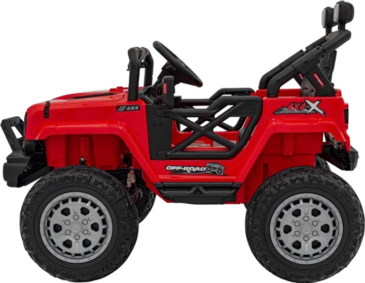 Samochód elektryczny dla dzieci Ramiz Jeep Off Road Speed Czerwony (5903864940428) - obraz 5
