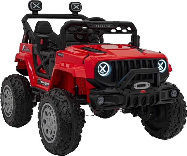 Samochód elektryczny dla dzieci Ramiz Jeep Off Road Speed Czerwony (5903864940428) - obraz 7