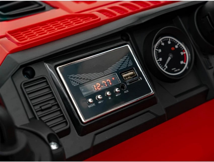 Samochód elektryczny dla dzieci Ramiz Jeep Off Road Speed Czerwony (5903864940428) - obraz 10