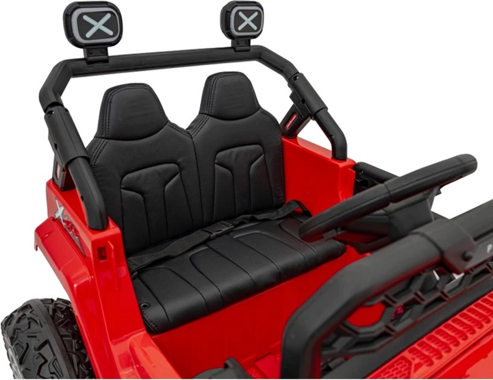 Samochód elektryczny dla dzieci Ramiz Jeep Off Road Speed Czerwony (5903864940428) - obraz 11