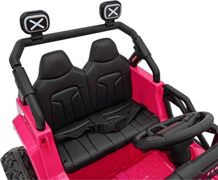Samochód elektryczny dla dzieci Ramiz Jeep Off Road Speed Różowy (5903864940411) - obraz 11