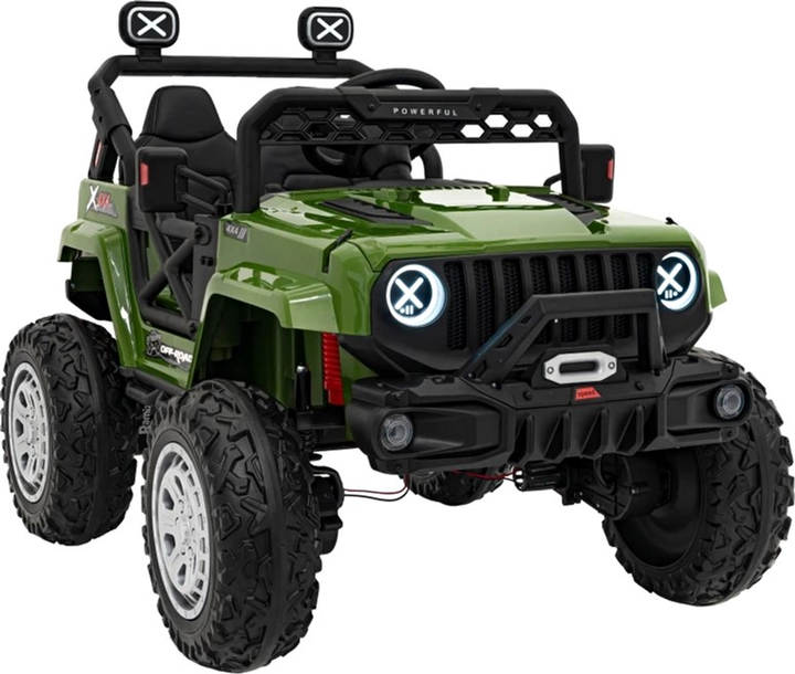 Електромобіль для дітей Ramiz Jeep Off Road Speed Зелений (5903864940404) - зображення 7