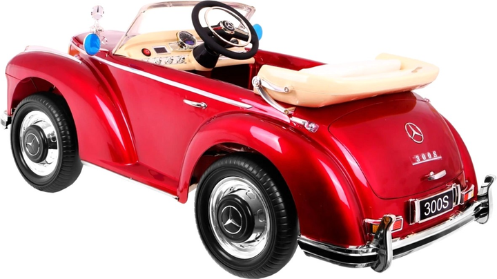 Електромобіль для дітей Ramiz Mercedes Benz 300S Retro Червоний (5903864907018) - зображення 5