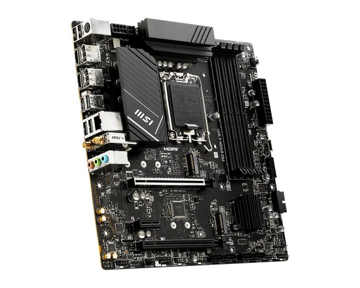 Материнська плата MSI PRO B760M-A WIFI (911-7D99-003) – фото