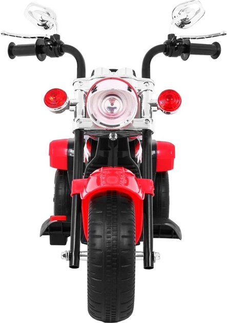Motocykl elektryczny dla dzieci Ramiz Chopper Night Bike Czerwony (5903864907513) - obraz 3