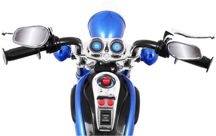 Motocykl elektryczny dla dzieci Ramiz Chopper Night Bike Niebieski (5903864907520) - obraz 9