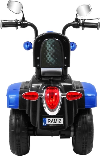 Motocykl elektryczny dla dzieci Ramiz Chopper Night Bike Niebieski (5903864907520) - obraz 10