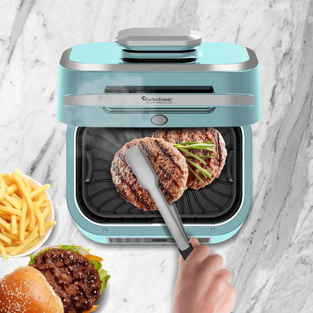 Аерогриль TurboTronic 1800w 5,5L Turquoise - зображення 4
