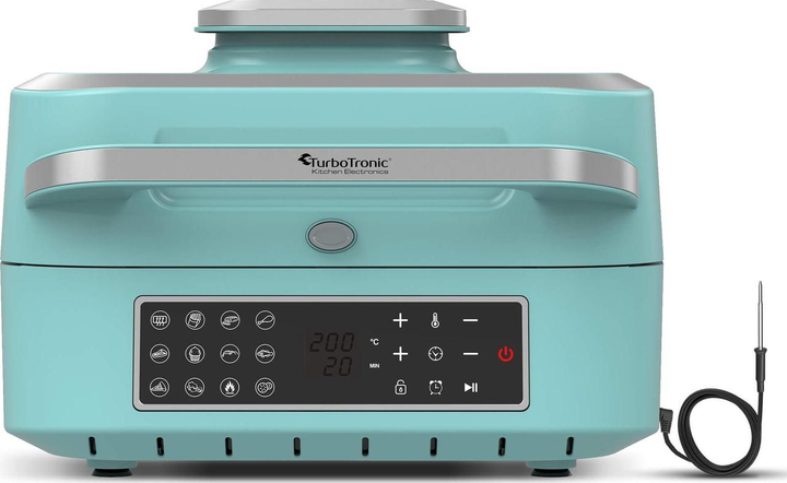 Аерогриль TurboTronic 1800w 5,5L Turquoise - зображення 9