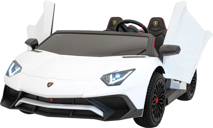 Samochód elektryczny Ramiz Lamborghini Aventador SV Biały (5903864940473) - obraz 1