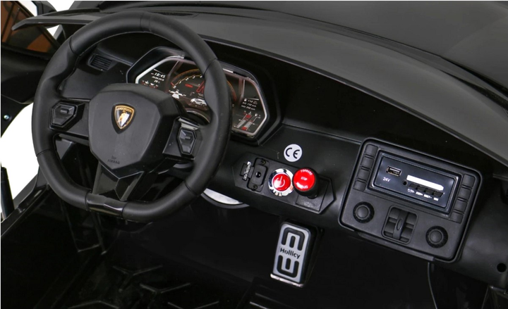 Samochód elektryczny dla dzieci Ramiz Lamborghini SVJ Drift Czarny (5903864914009) - obraz 10