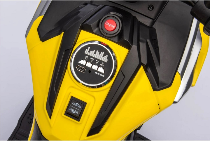 Motocykl elektryczny dla dzieci Ramiz Honda NC750X Żółty (5903864941173) - obraz 12