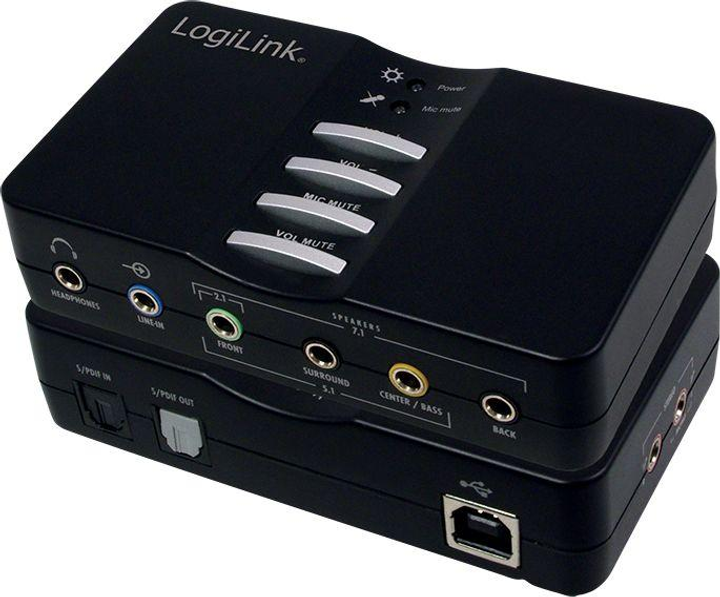 Звукова карта зовнішня LogiLink USB Sound Box 7.1 (UA0099) - изображение 2