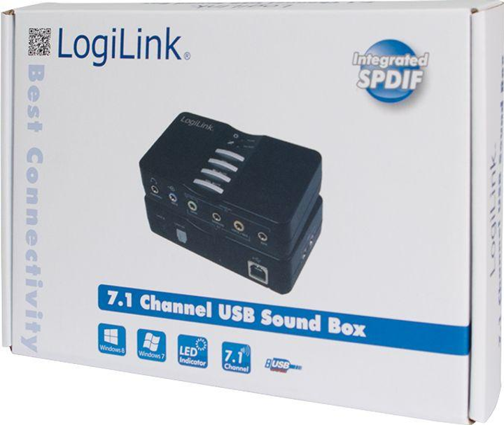 Звукова карта зовнішня LogiLink USB Sound Box 7.1 (UA0099) - изображение 8