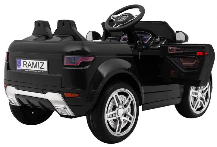 Samochód elektryczny dla dzieci Ramiz Rapid Racer Czarny (5903864905465) - obraz 10