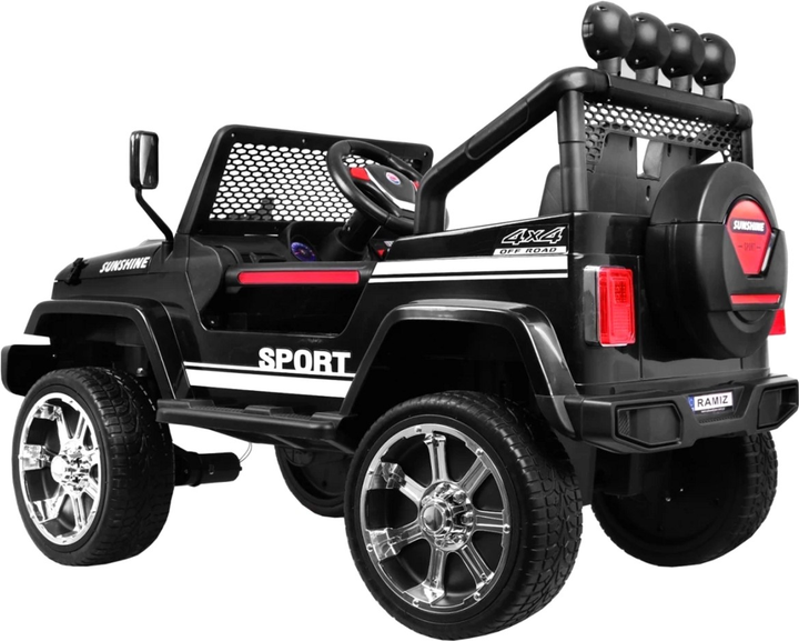 Електромобіль для дітей позашляховий Ramiz Raptor Drifter 4 x 4 Чорний (5903864907162) - зображення 5