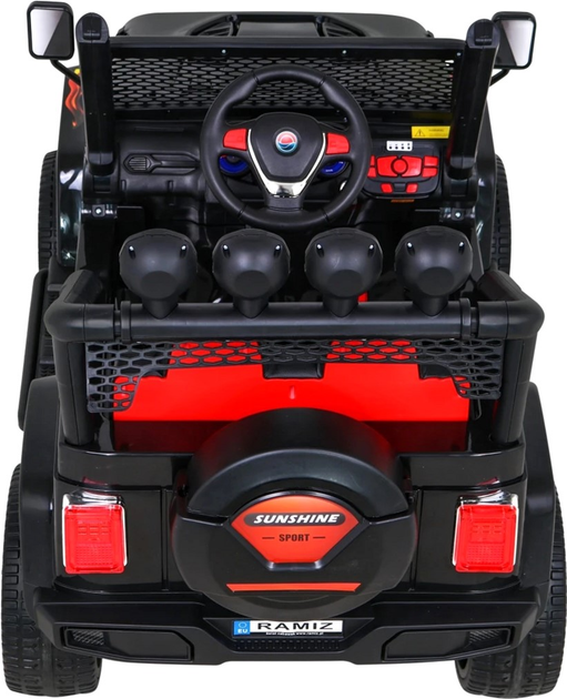 Samochód elektryczny dla dzieci terenowy Ramiz Raptor Drifter 4 x 4 Flames (5903864907179) - obraz 7