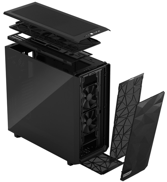 Корпус Fractal Design Meshify 2 XL Black TG DT (FD-C-MES2X-01) - изображение 9
