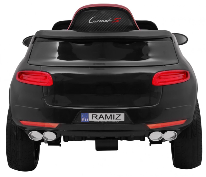 Samochód elektryczny dla dzieci Ramiz Turbo-S Czarny (5903864905335) - obraz 6