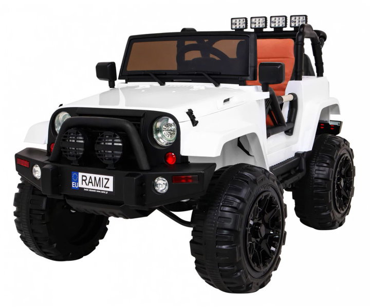 Samochód elektryczny Ramiz All Terrain Terenówka typu jeep Biały (5903864904352) - obraz 1