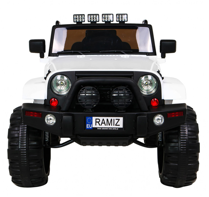 Електромобіль для дітей Ramiz All Terrain джип Білий (5903864904352) - зображення 3