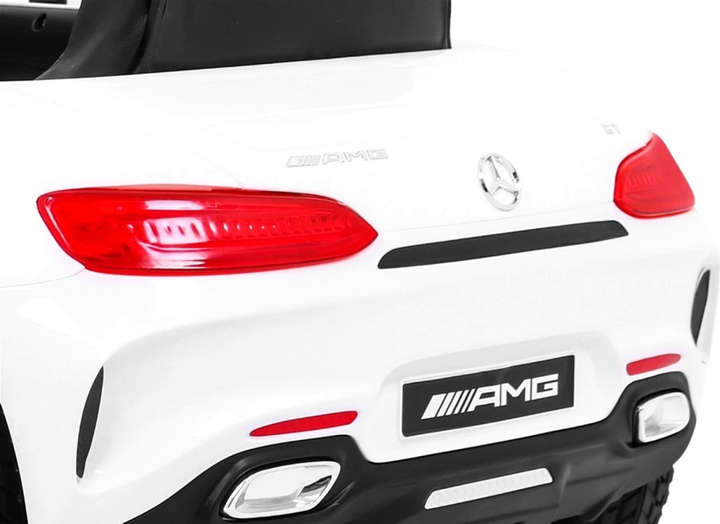 Електромобіль для дітей Ramiz Mercedes Benz GT Білий (5903864914153) - зображення 12