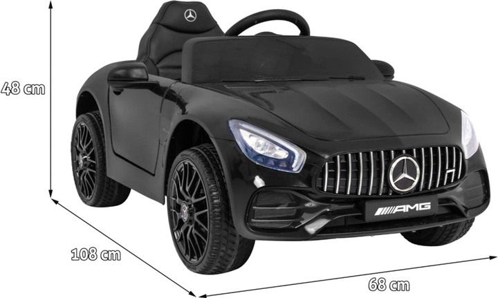Samochód elektryczny Ramiz Mercedes Benz GT Czarny (5903864914139) - obraz 2