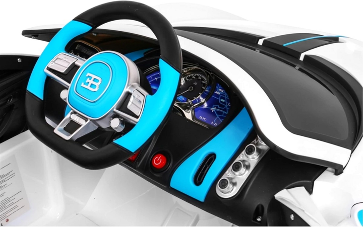 Електромобіль для дітей Ramiz Bugatti Divo Білий (5903864905755) - зображення 9