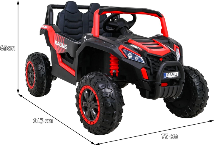 Samochód elektryczny Ramiz Buggy UTV 2000M Racing Czerwony (5903864952315) - obraz 2