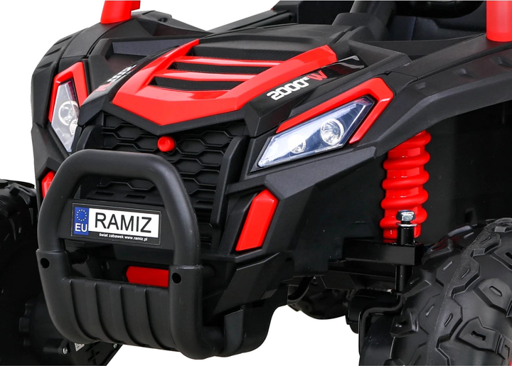Samochód elektryczny dla dzieci Ramiz Buggy UTV 2000M Racing Czerwony (5903864952315) - obraz 10