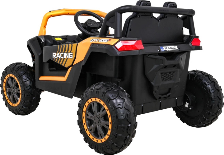 Samochód elektryczny dla dzieci Ramiz Buggy UTV 2000M Racing Złoty (5903864952285) - obraz 5