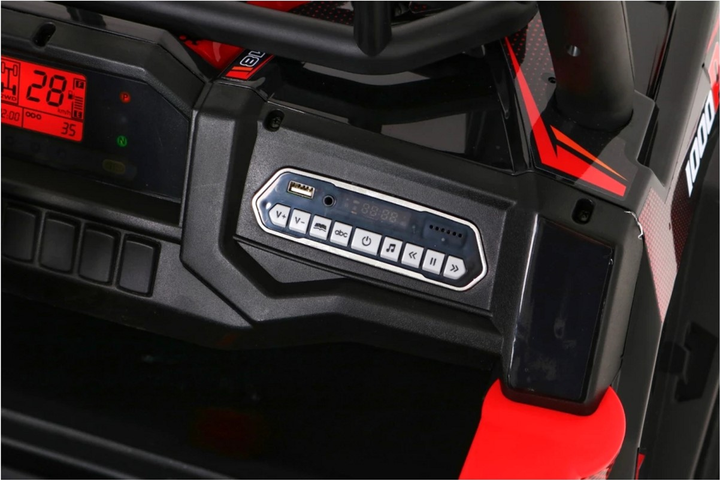 Електромобіль для дітей позашляховий Ramiz Buggy UTV Червоний (5903864913804) - зображення 7