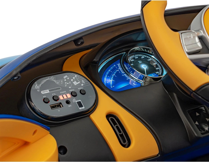 Samochód elektryczny dla dzieci Ramiz Bugatti Chiron Niebieski (5903864940947) - obraz 13