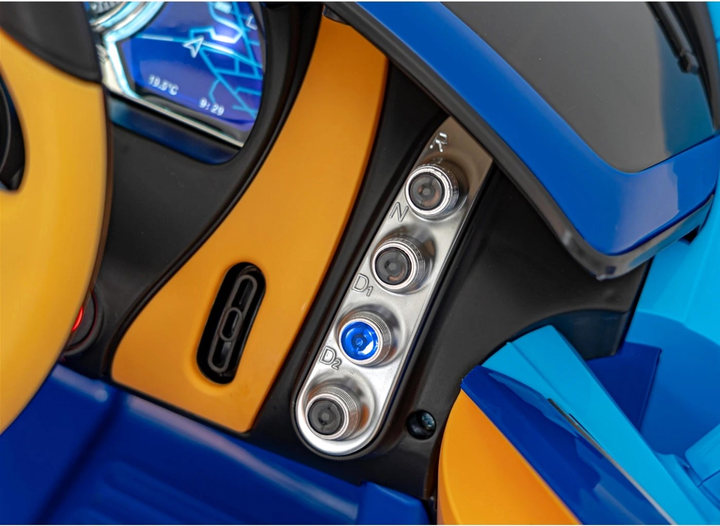 Samochód elektryczny dla dzieci Ramiz Bugatti Chiron Niebieski (5903864940947) - obraz 14