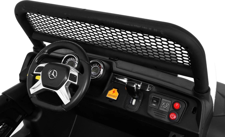 Електромобіль для дітей Ramiz Mercedes Benz Unimog Білий (5903864907674) - зображення 11