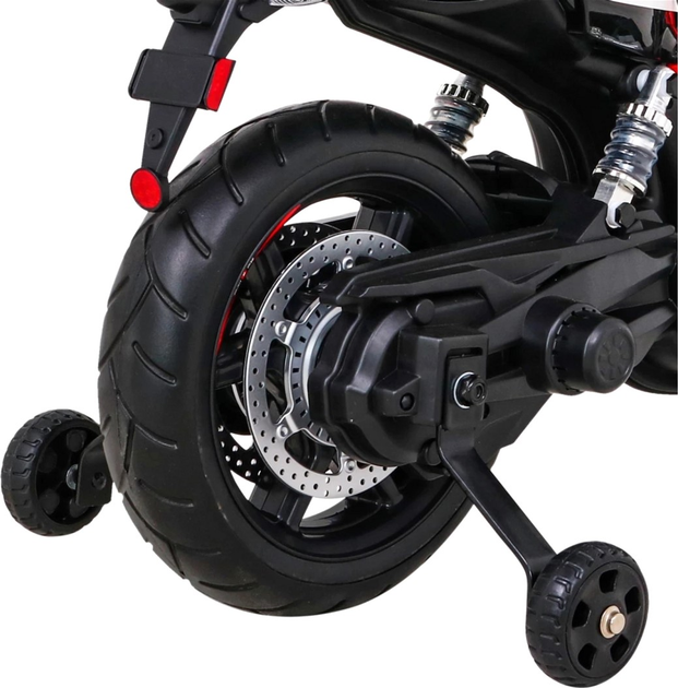 Motocykl elektryczny dla dzieci Ramiz Aprilia Czarny (5903864942873) - obraz 13